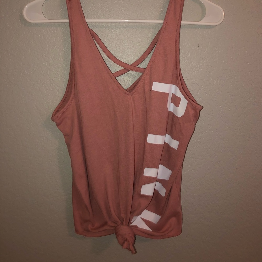 PINK swimsuit cover tank